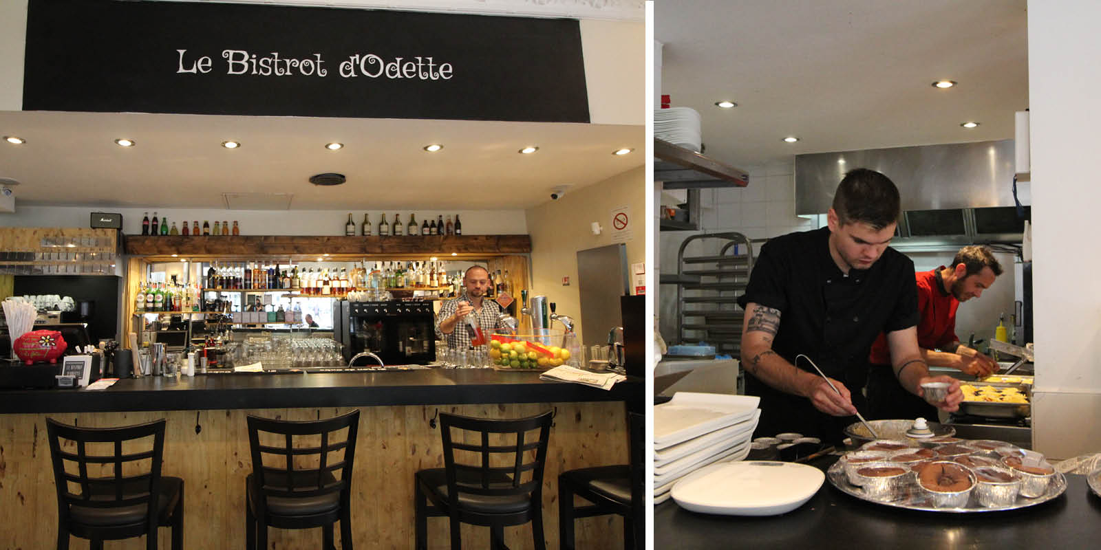 Bistrot d'Odette installé par cabinet hermes