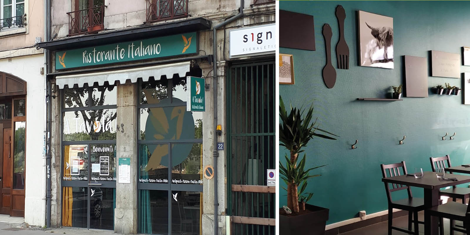 A tavola installé par cabinet hermes