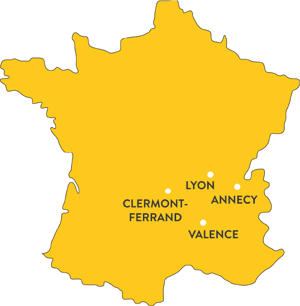 CARTE DE FRANCE- Cabinet Hermès